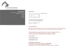 Tablet Screenshot of kleintierpraxis-seeburg.de